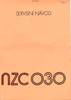 Tesla nzc 030 - Navod k udrzbe 